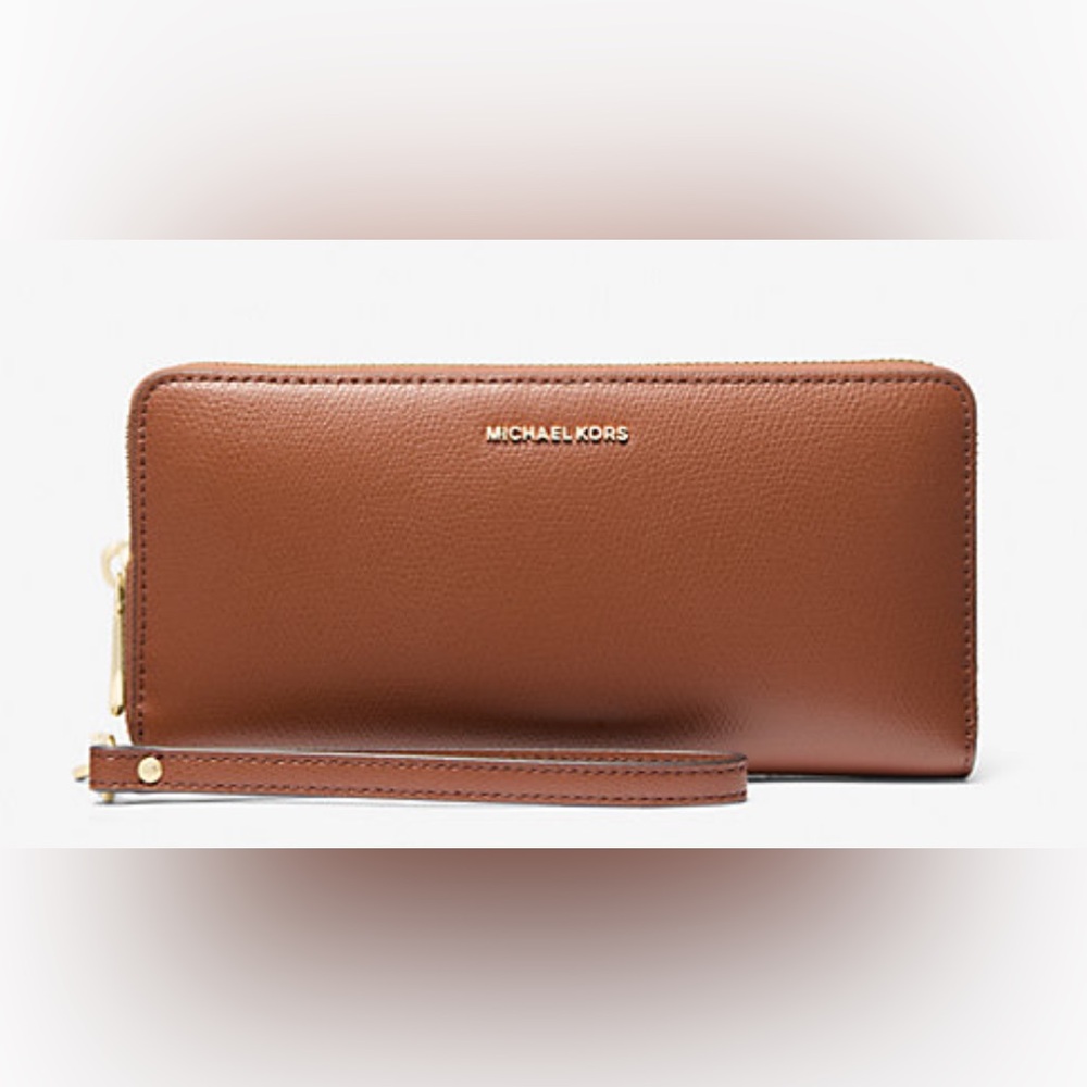 Michael Kors Jet Set Travel Large Leather Continental Wallet